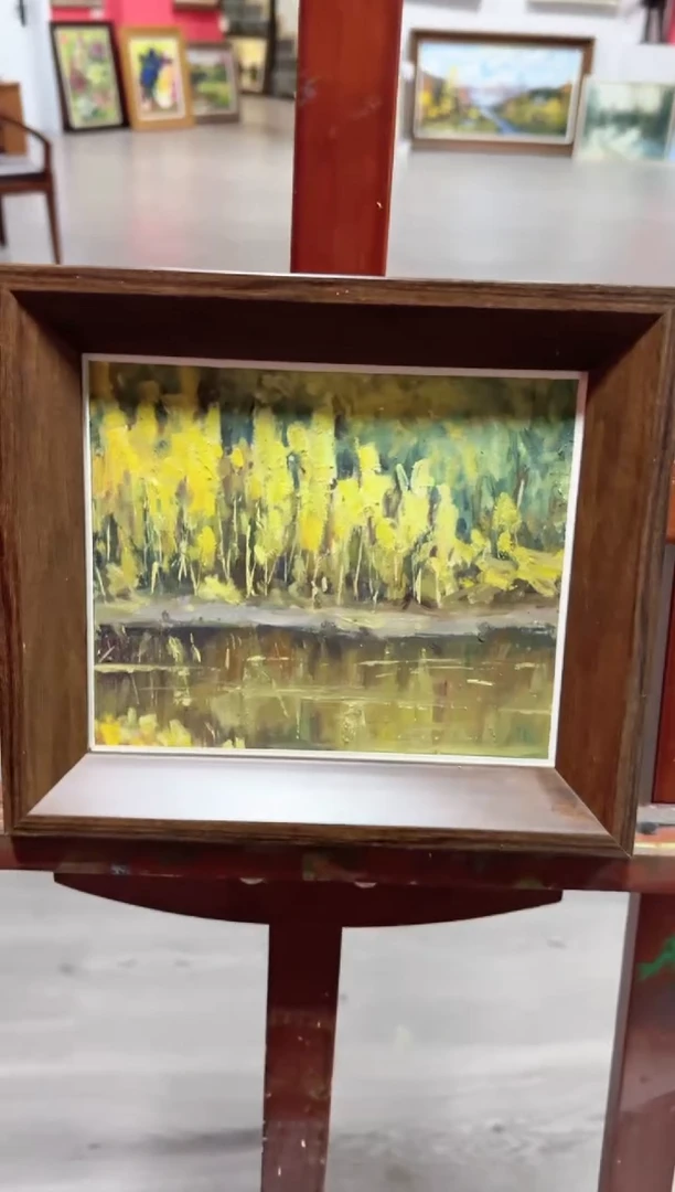 手绘油画作品《 风景 》21*24