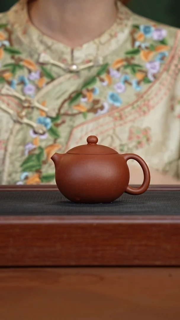 茶壶紫砂纯红降坡西施