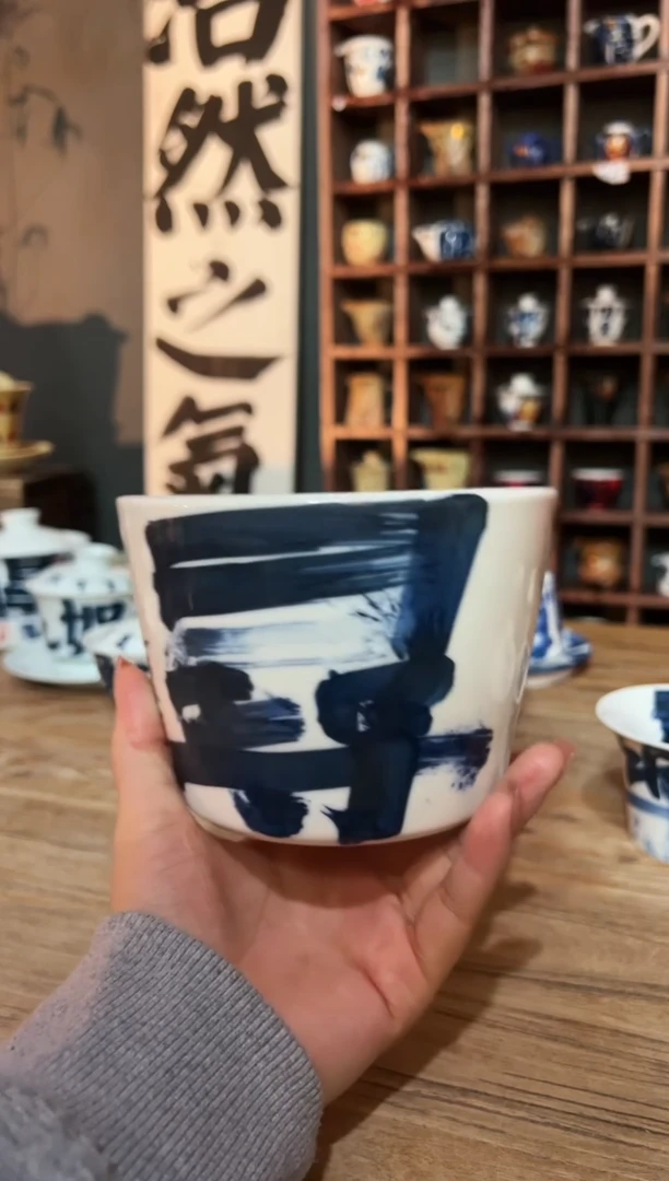 【闪购商品】观云听雨原创手绘茶具