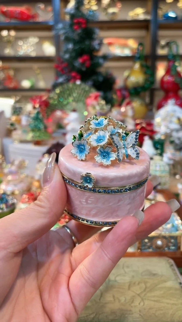 【闪购商品】精致珐琅彩首饰盒