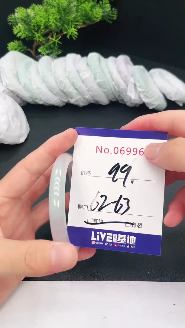 未镶嵌手镯翡翠06996
