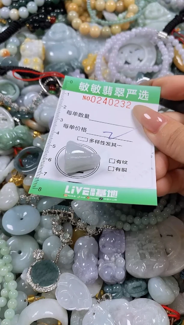 翡翠未镶嵌颈饰闪购0240232