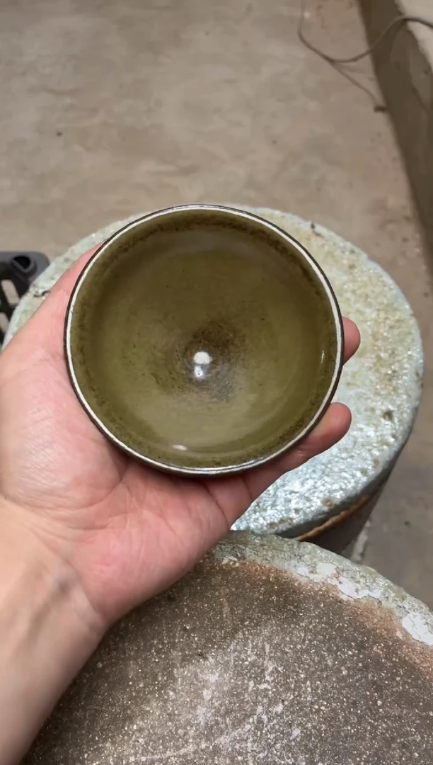 茶盏真柴烧建盏换点柴火