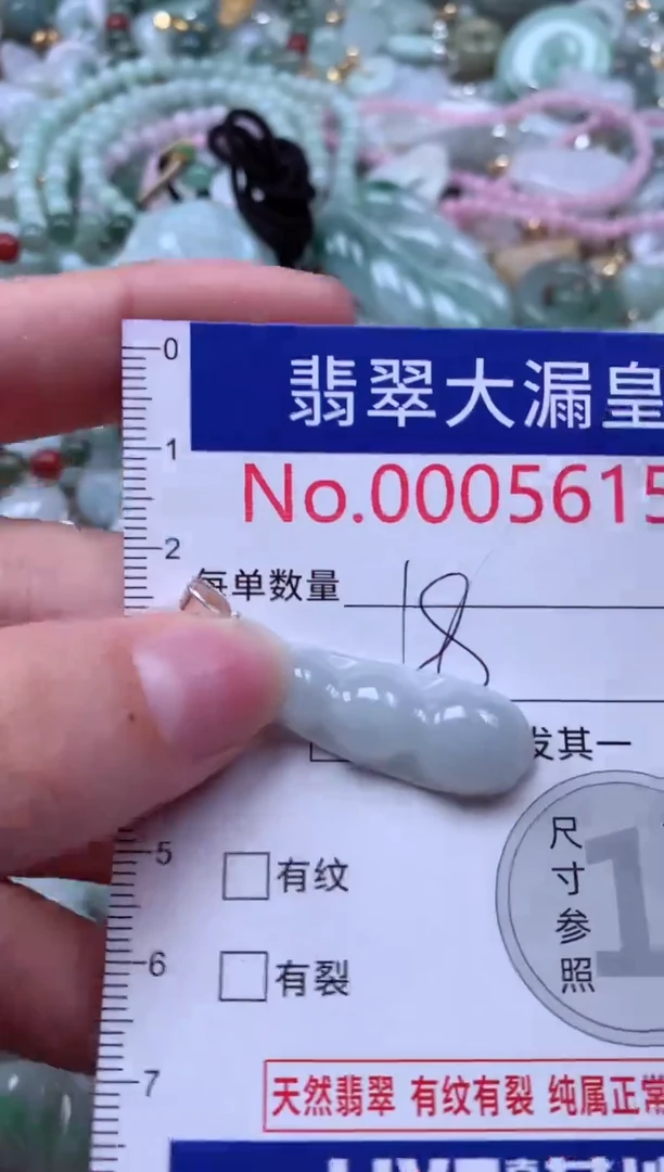 翡翠未镶嵌颈饰5615