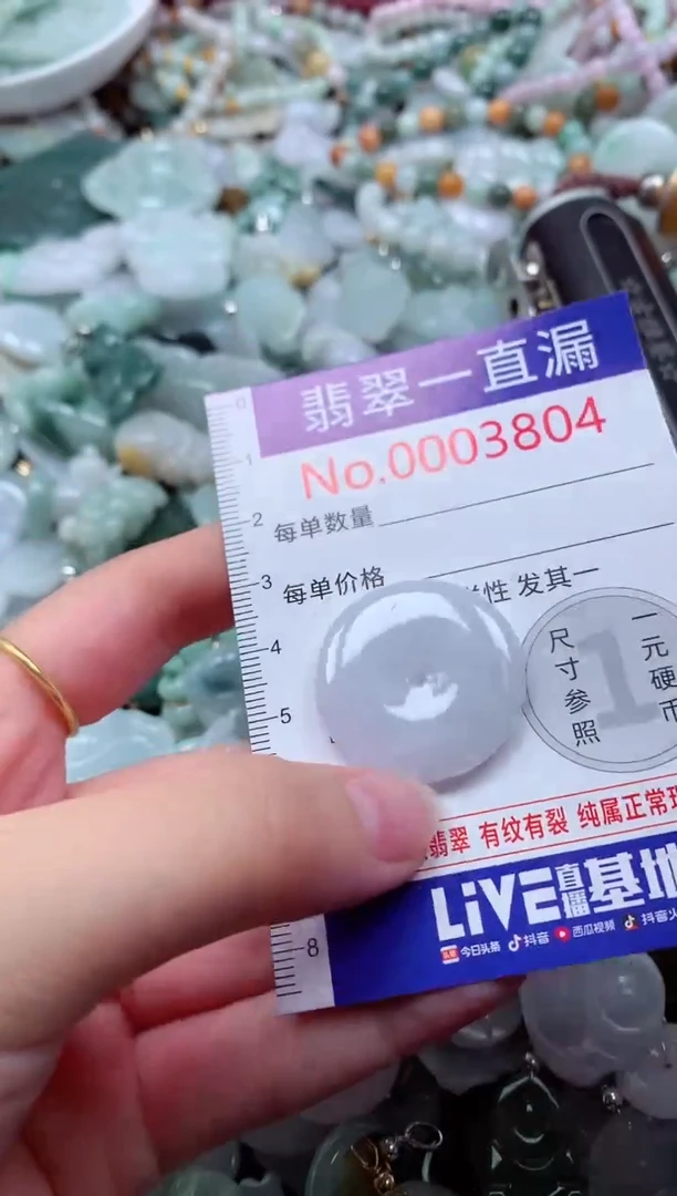 翡翠未镶嵌吊坠(不含链)3804