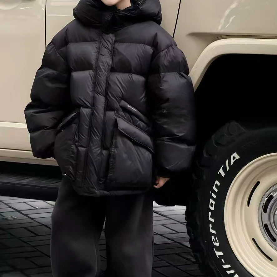 女童25冬季韩版大口袋羽绒服7215