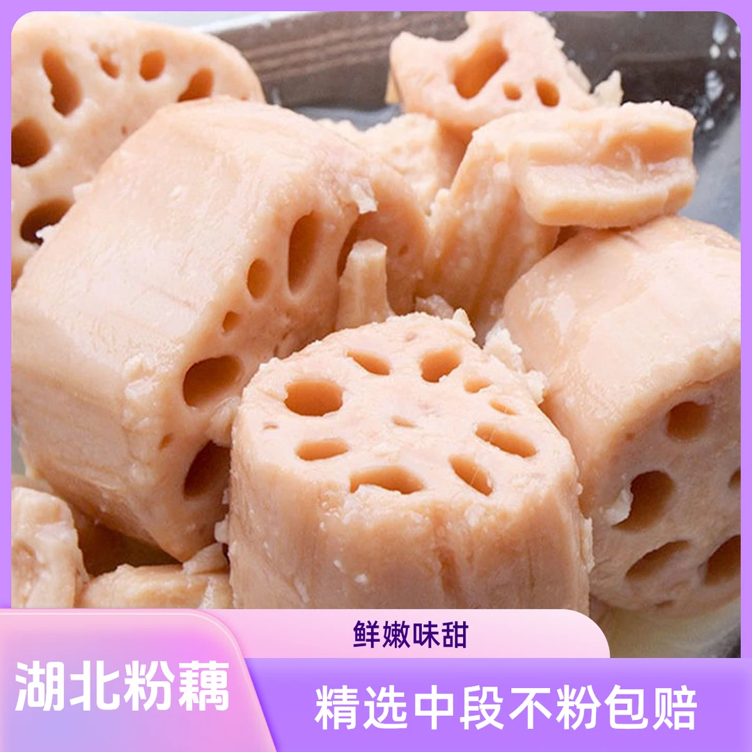 湖北特产新鲜莲藕湖北九孔煲汤粉藕湖北仙桃洪湖特产现挖现发包邮