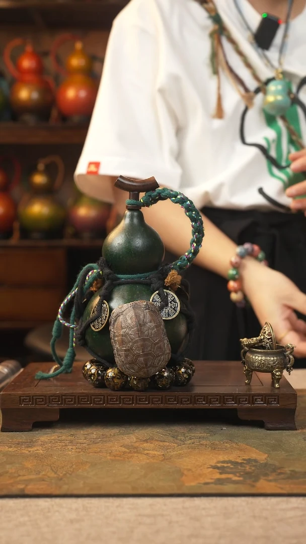 210大漆葫芦一物一拍记葫堂出品不带手串