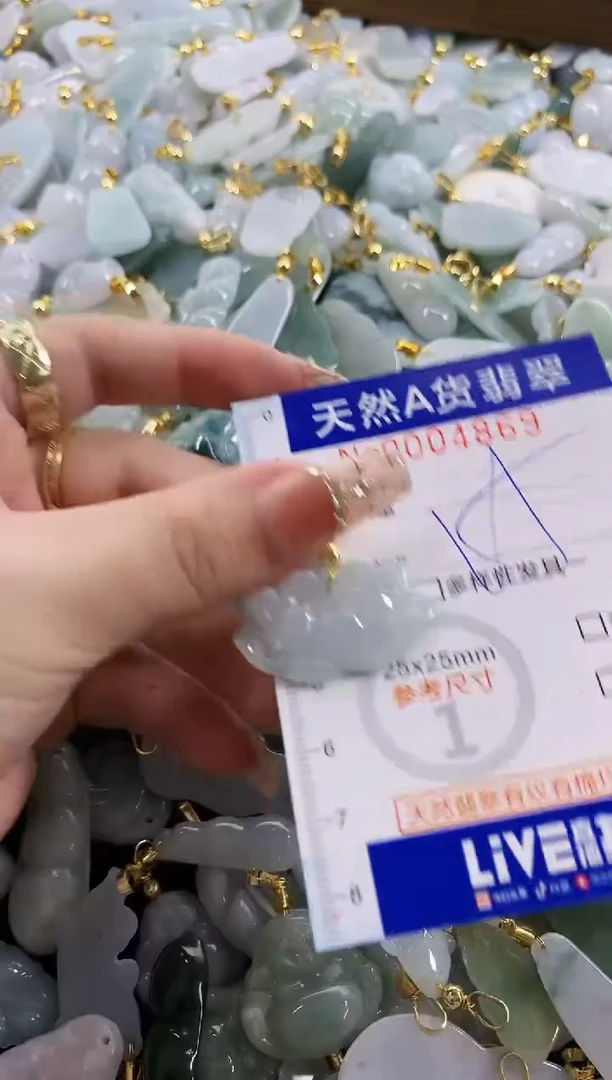 颈饰未镶嵌翡翠天然A货翡翠