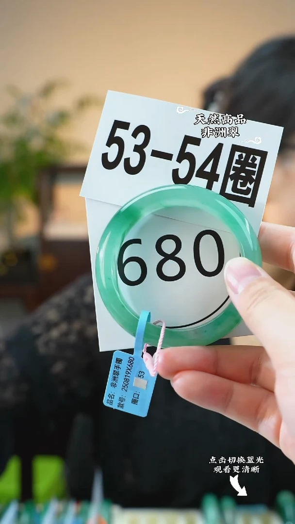 未镶嵌手镯石英质玉（非洲翠）53