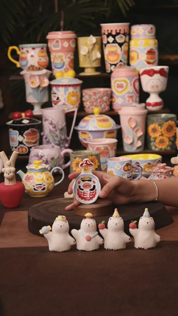 摆件景德镇原创手作陶瓷