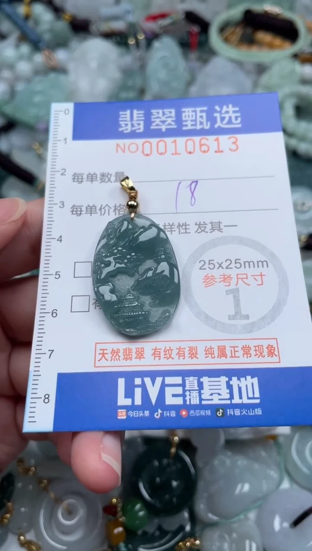 颈饰未镶嵌翡翠10613