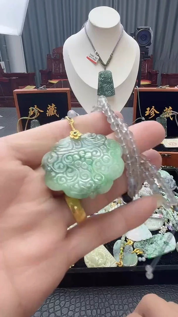 颈饰未镶嵌翡翠翡翠吊坠