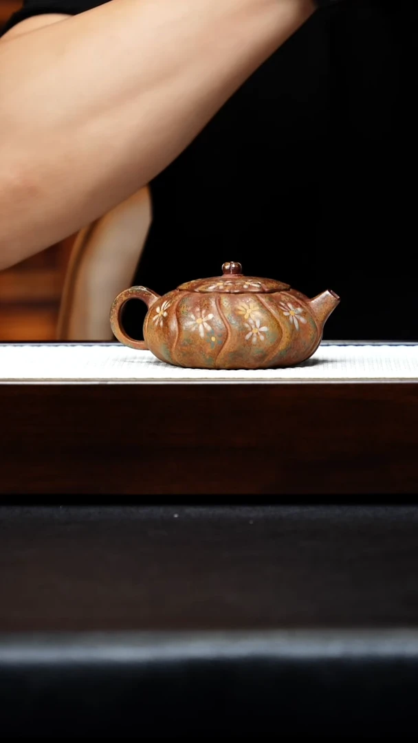 茶杯紫砂宜兴紫砂 风卷魁 黄金段 冯永生 h410