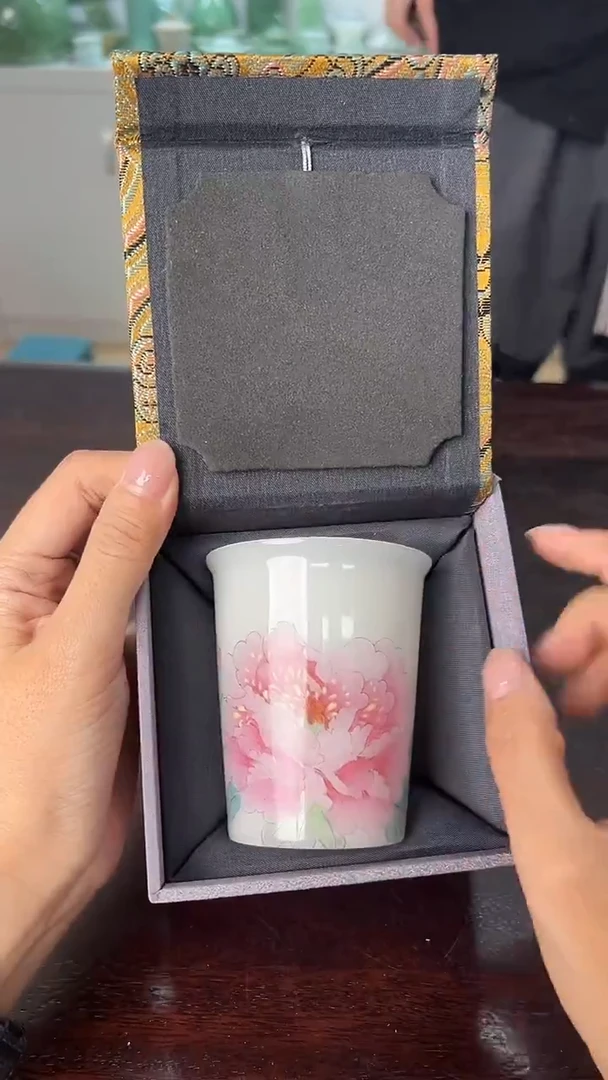 龙泉云间青瓷小米茶器