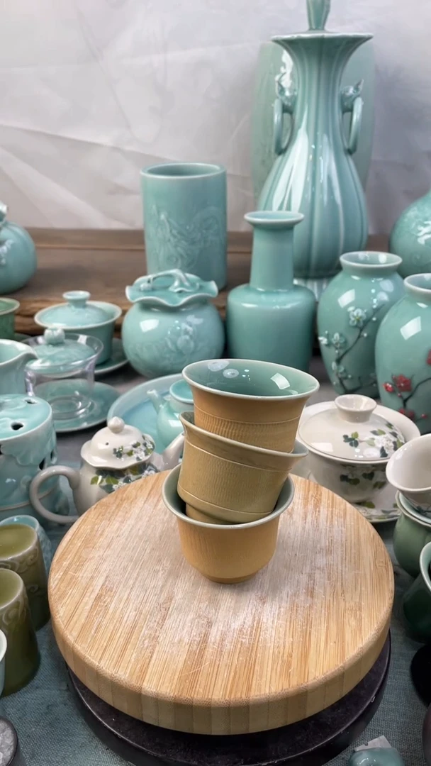 【闪购商品】特价福利 微瑕 慧仙青瓷