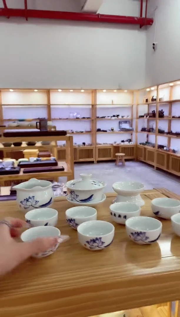 12头功夫茶具【清荷】@@MTZGFQH12