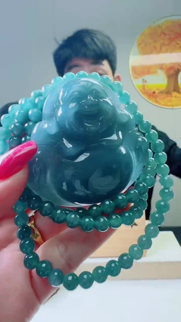 颈饰未镶嵌翡翠天然A货翡翠  多样性随机发其一