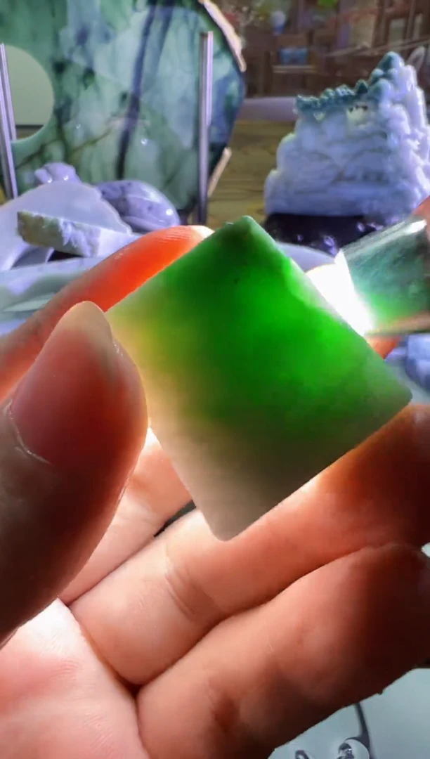 未镶嵌挂件翡翠天然缅甸翡翠A货