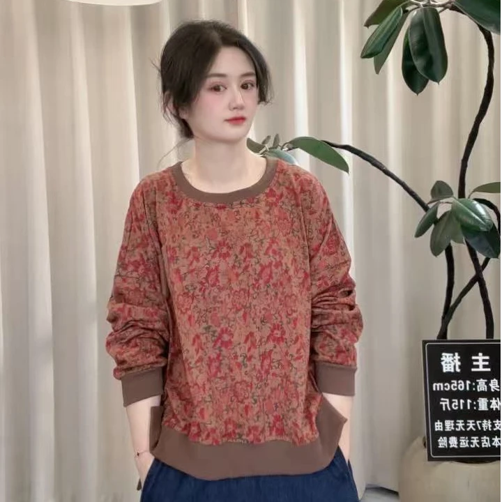 安然6603-8数码印花大版休闲T