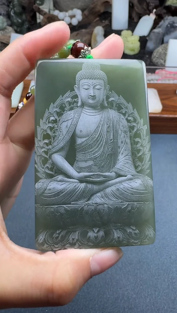 【闪购商品】和田玉颈饰未镶嵌开心