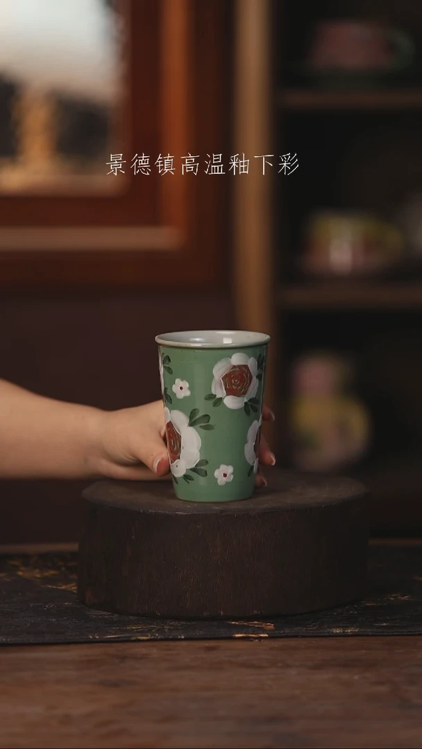陶瓷景德镇高温釉下手绘陶瓷145