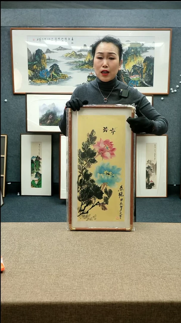 【闪购商品】国画33*66夏寒老师花鸟