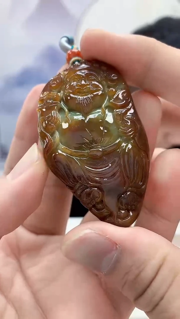 未镶嵌定制翡翠4898bb-毛货挂件59
