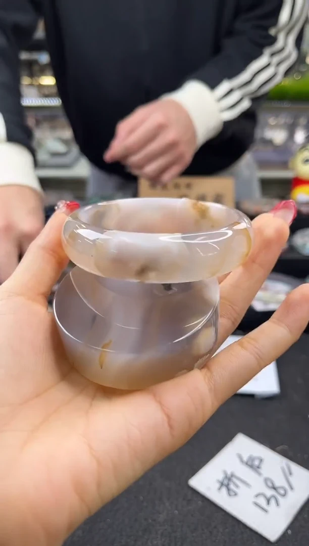 未镶嵌手镯石英质玉64圈口（赠品镯心）1558901