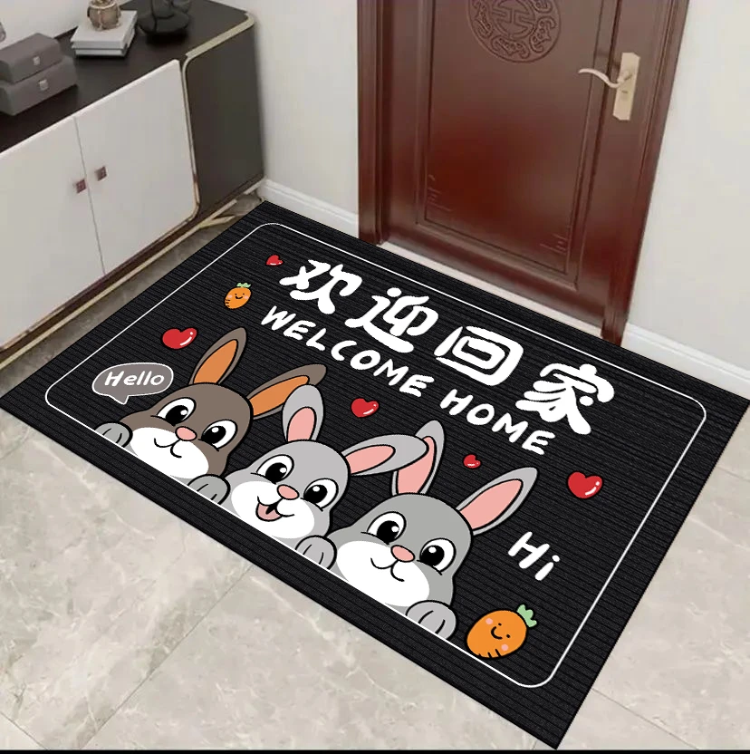 家用硅藻泥入户玄关防滑地垫卫生间洗手间吸水速干防滑脚垫可裁剪