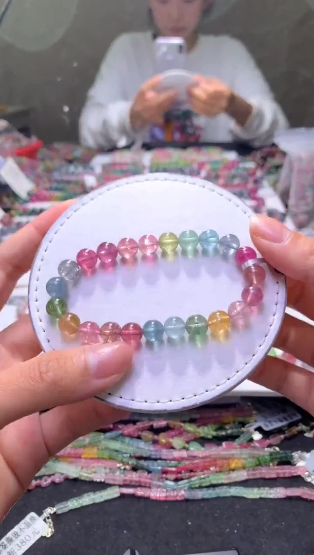 未镶嵌手串碧玺A40【天然碧玺】