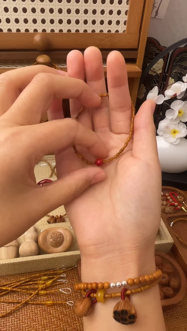 手串/手链核桃竹节手串一物一拍莎莎款