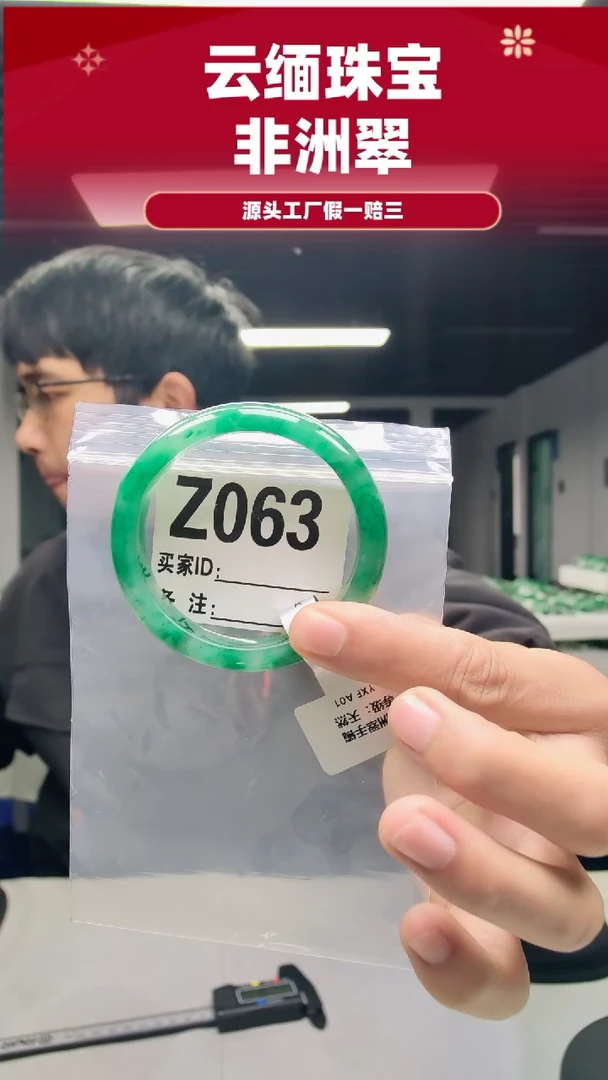 未镶嵌手镯石英质玉（非洲翠）55圈口Z