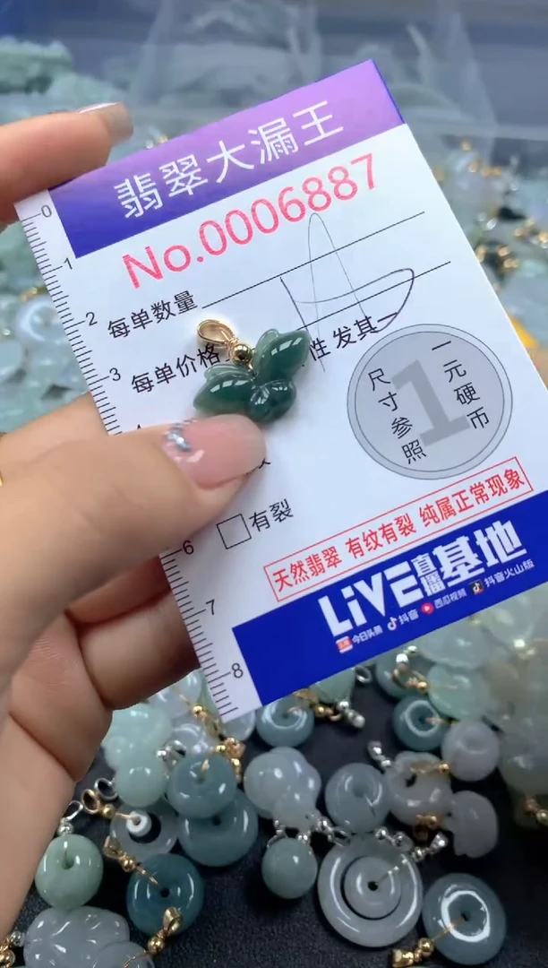 颈饰未镶嵌翡翠6887