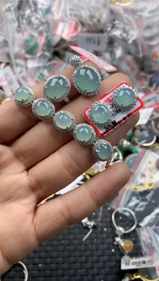 银S925镶嵌戒指翡翠121212----5