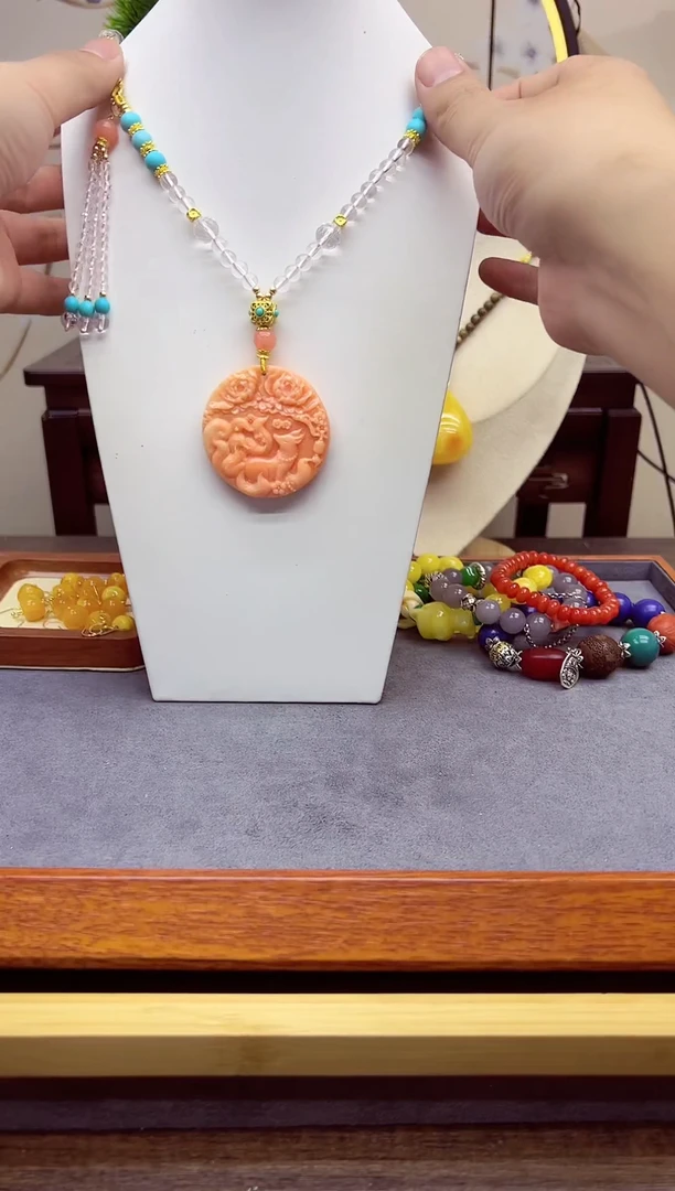 【闪购商品】水晶颈饰14K金镶嵌x334`````