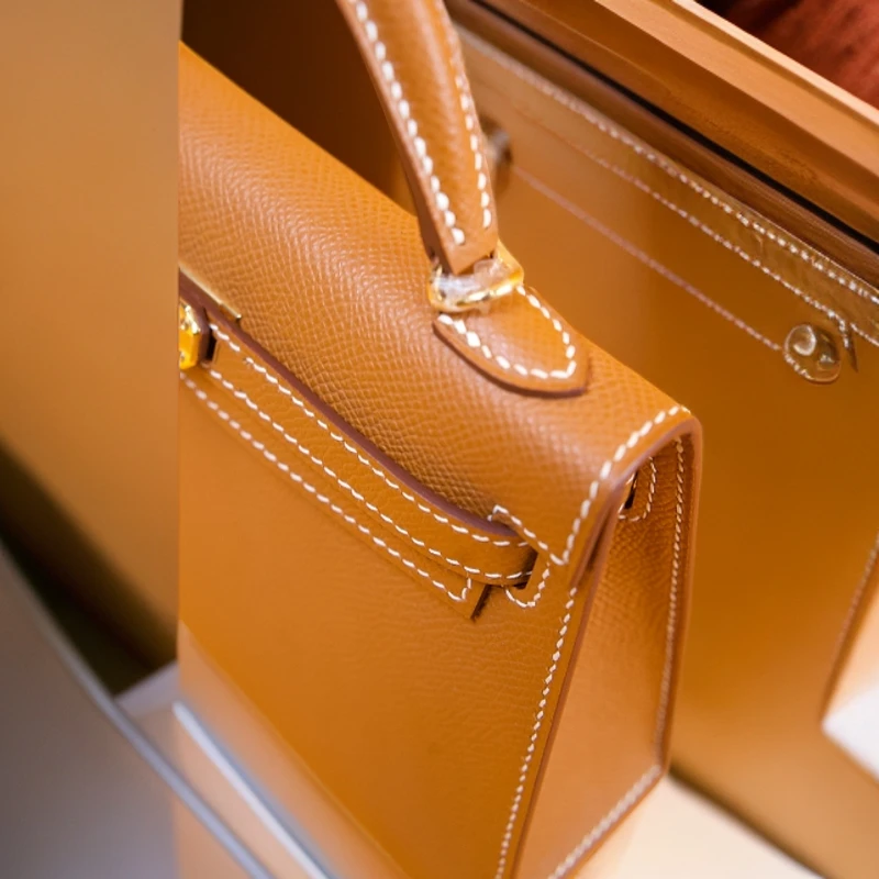 KL二代手工女士百搭手提肩背手工包包