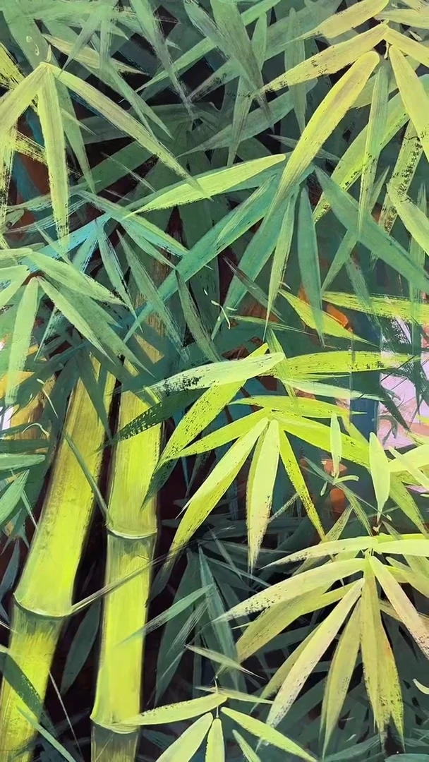 国画郑乐华手绘绘画作品28-34