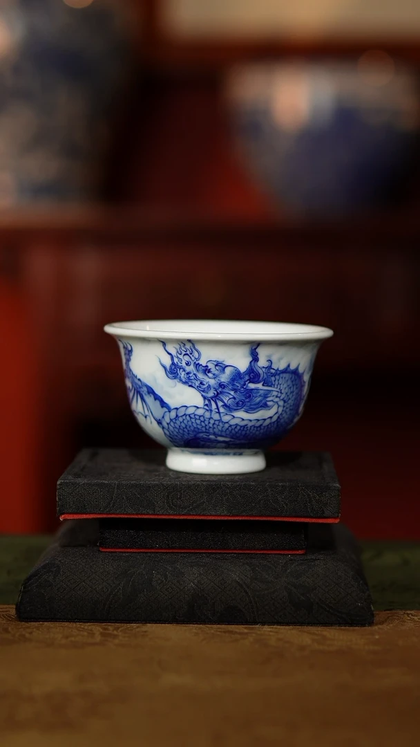 全手工手绘 龙纹压手