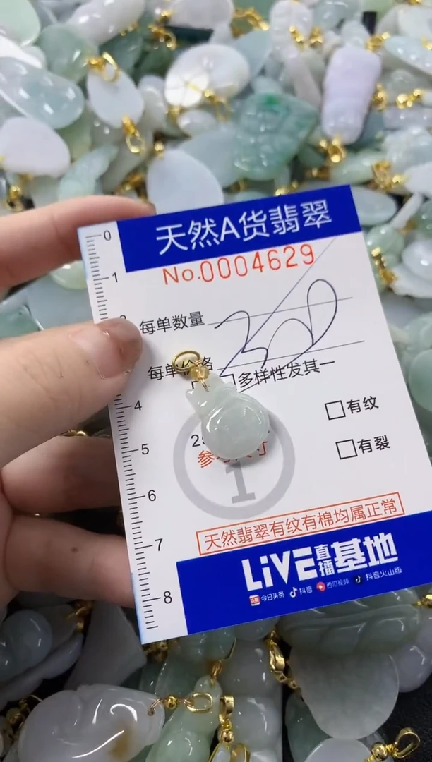 颈饰未镶嵌翡翠天然A货翡翠