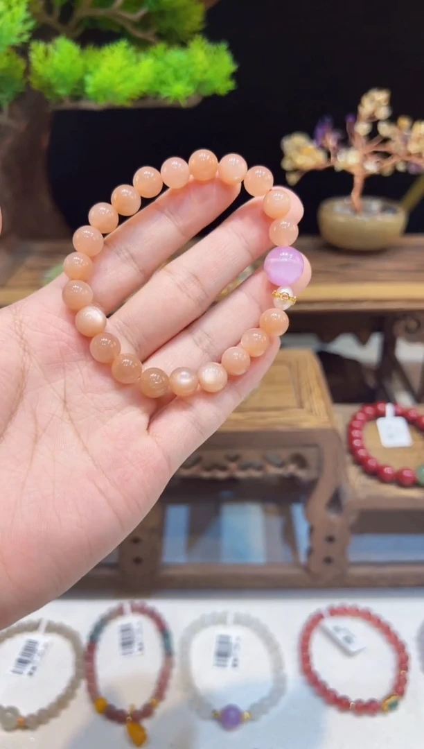 手链未镶嵌长石@@手饰