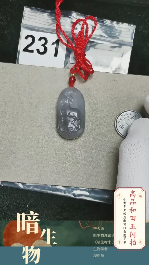 【闪购商品】和田玉吊坠(赠链)未镶嵌231