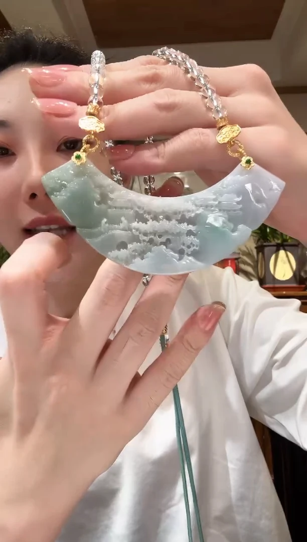 【闪购商品】翡翠颈饰未镶嵌国风