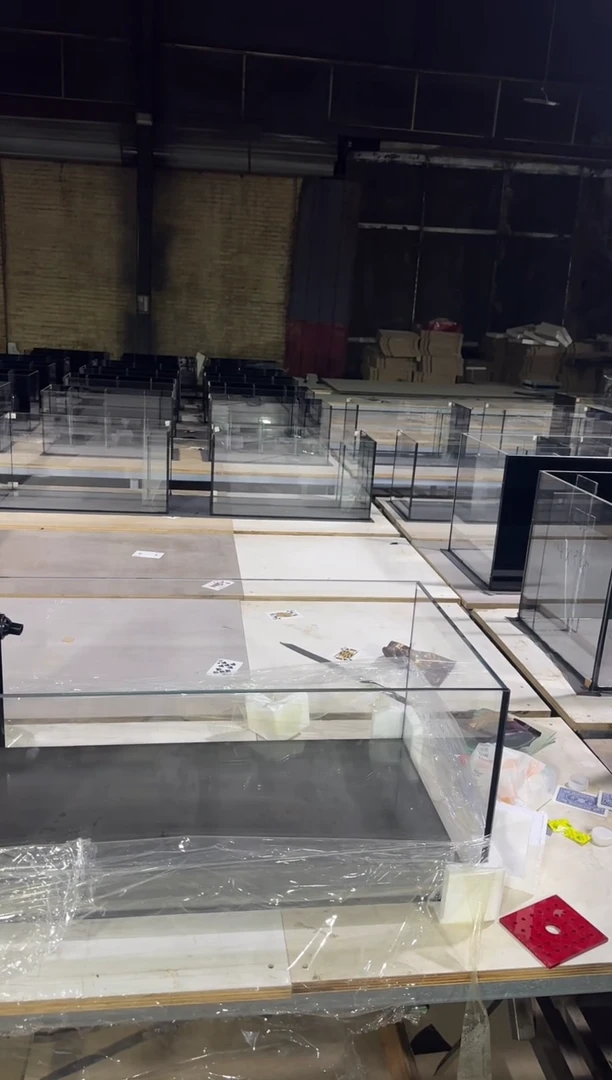 玻璃 裸缸 侧滤100*40*30 8mm