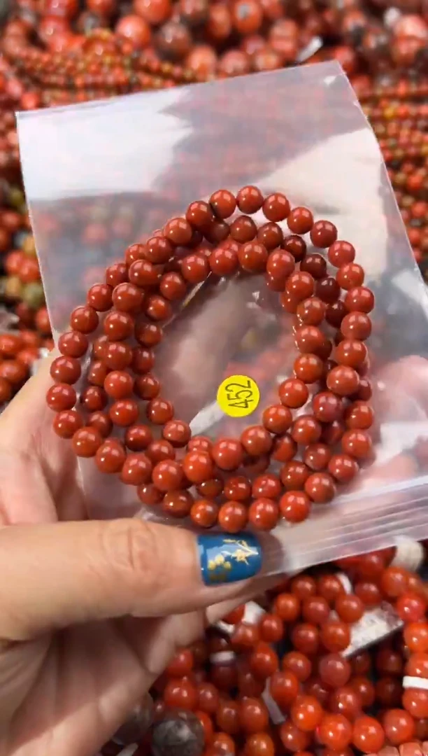 未镶嵌手串南红玛瑙6+