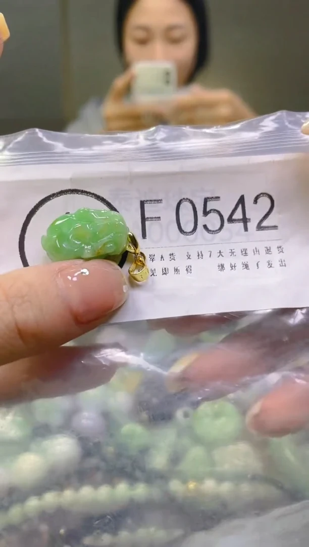 翡翠未镶嵌颈饰/F/翡翠A货一图一物