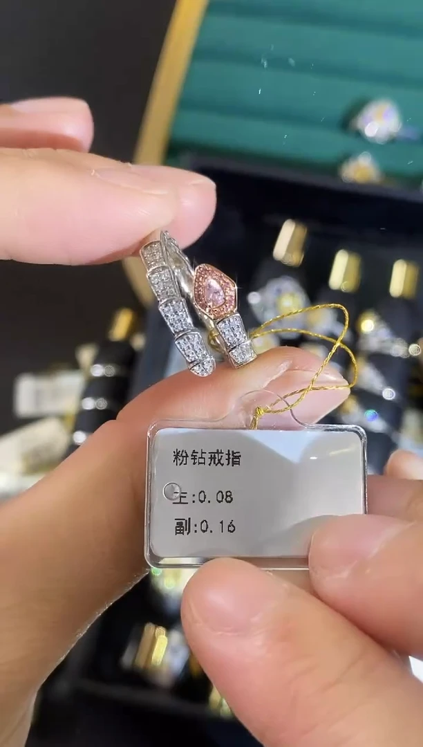 18K金镶嵌戒指钻石776