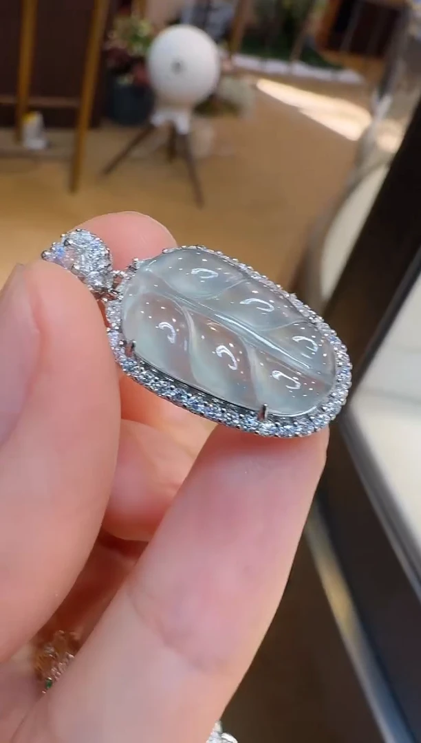 吊坠(不含链)银S925镶嵌翡翠多样性团购发一件