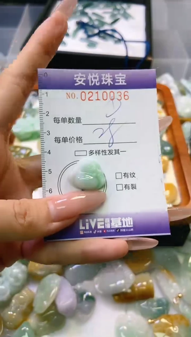 翡翠未镶嵌颈饰闪购0210036