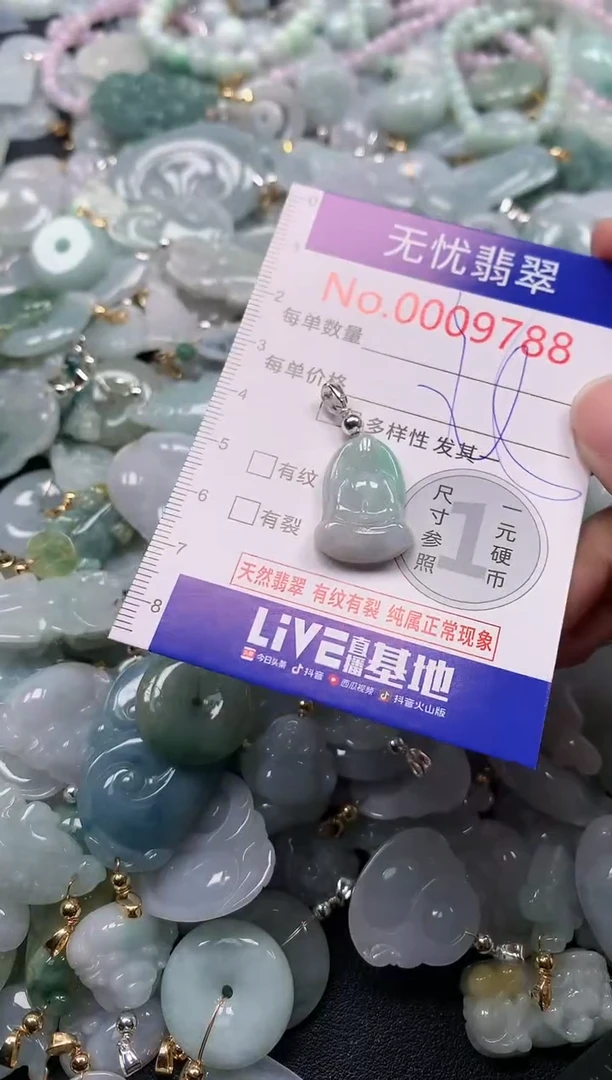 吊坠(不含链)未镶嵌翡翠9788